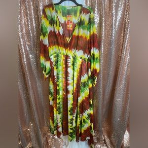 NWT Colours of India Colorful Maxi dress